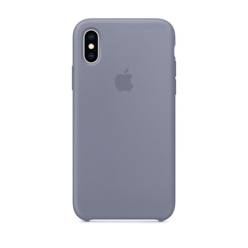 Чохол Apple Silicone Case для iPhone Xs, Lavender Gray