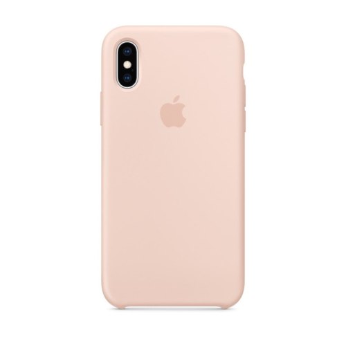 Чохол Apple Silicone Case для iPhone Xs, Pink Sand