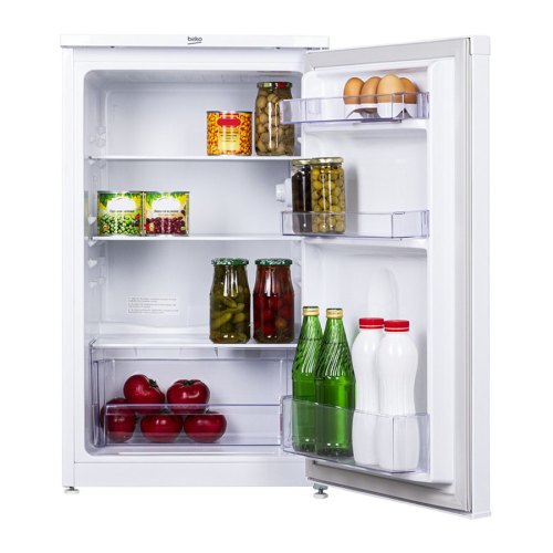 Beko TS190020 Холодильная камера • отдельностоящая • A+ • холодильная камера: 88 л • размеры (ШхВхГ): 47,5x82x53 см • белый