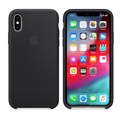 Чохол Apple Silicone Case для iPhone Xs, Black