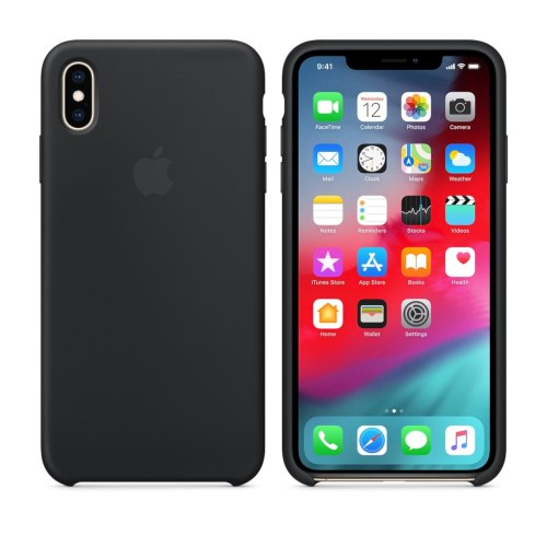 Чохол Apple Silicone Case для iPhone Xs Max, Black