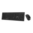 Комплект бездротовий (клавіатура+мишка), Genius SlimStar 8008 Wireless Black Ukr (31340001413)