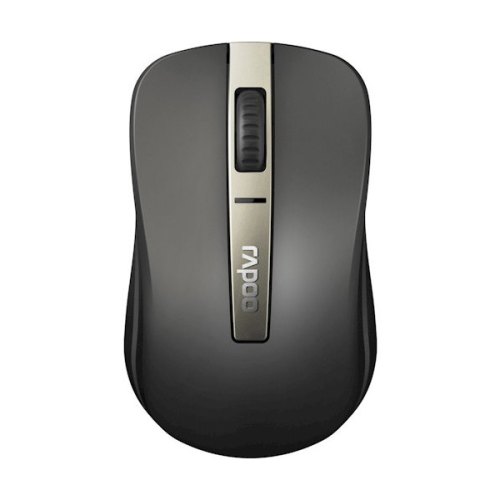 Мишка бездротова, Rapoo 6610M silent wireless multi-mode, серая