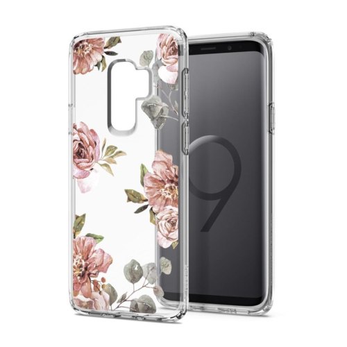 Чохол Spigen Samsung G965 Galaxy S9+ Case Liquid Crystal Blossom Flower