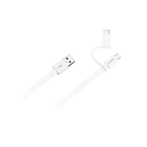 Кабель Huawei AP55S USB 2.0 to Type-C/microUSB, White
