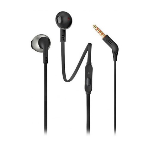Навушники з мікрофоном (гарнітура), JBL T205 BT, Black (JBLT205BTBLK)