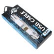 Кабель Atcom (13425) USB 2.0 AM/AF довжина 1.8 м, білий