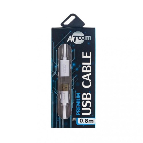 Кабель Atcom (13424) USB 2.0 AM/AF довжина 0,8 м