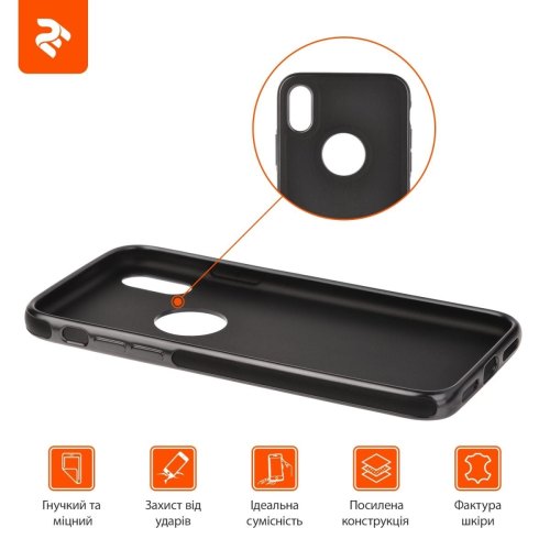 Накладка 2E LX Case для Apple iPhone X/Xs, Black