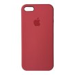Чохол Apple Silicone Case для iPhone 5 / 5S / SE, Camellia Red