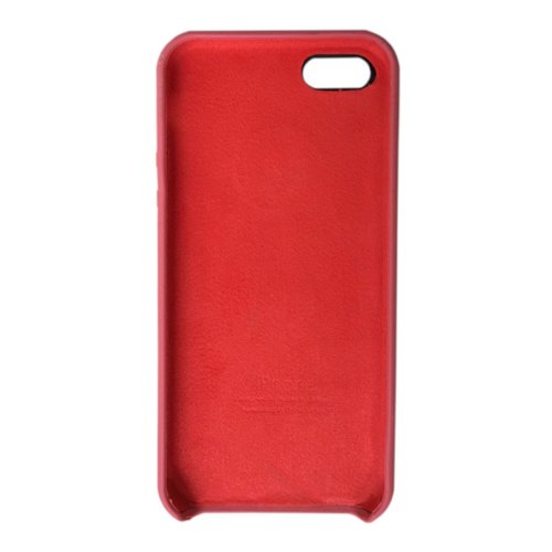 Чохол Apple Silicone Case для iPhone 5 / 5S / SE, Camellia Red