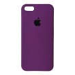 Чохол Apple Silicone Case для iPhone 5 / 5S / SE Deep Purple