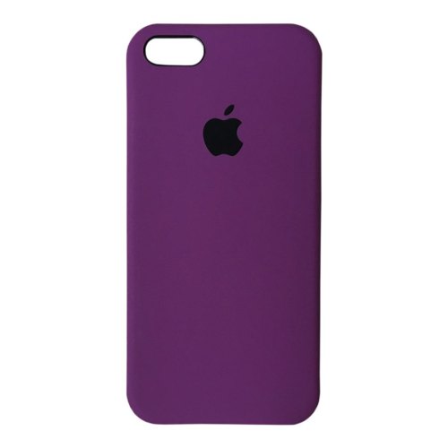 Чохол Apple Silicone Case для iPhone 5 / 5S / SE Deep Purple
