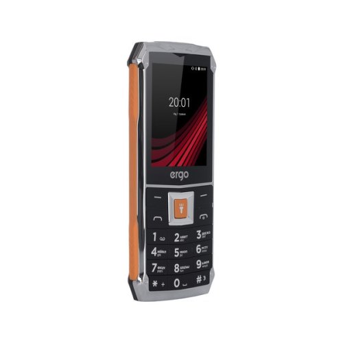 Мобільний телефон ERGO F246 Shield Black-Orange