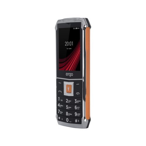 Мобільний телефон ERGO F246 Shield Black-Orange