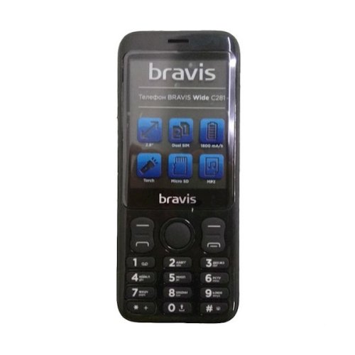 Мобільний телефон BRAVIS C281 Wide Black