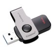 USB флеш 16Gb Kingston DataTraveler SWIVL Metal USB 3.0 (DTSWIVL/16GB) USB 3.0 метал чорний/сірий