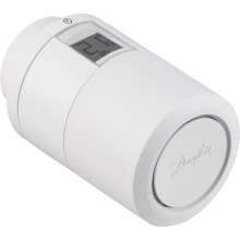 Розумна термоголовка Danfoss Eco, Bluetooth, різьба М30 х 1.5, 2 x AA, 3V, біла