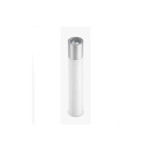 Зовнішній акумулятор PowerBank + ліхтарик Xiaomi Mi Portable Flashlight 3350 mAh (2.1A, 1USB) White