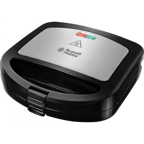 Сендвічмейкер Russell Hobbs 700Вт, 1 пластина-сендвіч, тефлон, корпус-нержав.сталь/пластик, чорний