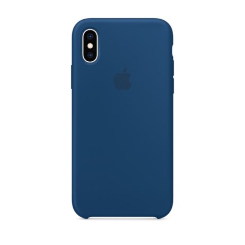 Чохол Apple Silicone Case для iPhone X/Xs, Blue Horizon