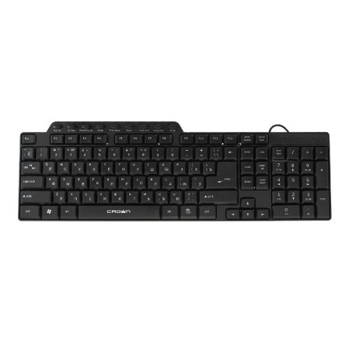 Комплект дротовий (клавіатура+мишка), Crown CMMK-520В USB Black