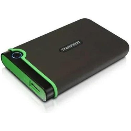 Зовнішній жорсткий диск 1TB Transcend StoreJet 25M3S (TS1TSJ25M3S) 2.5 USB3.1 Iron Gray