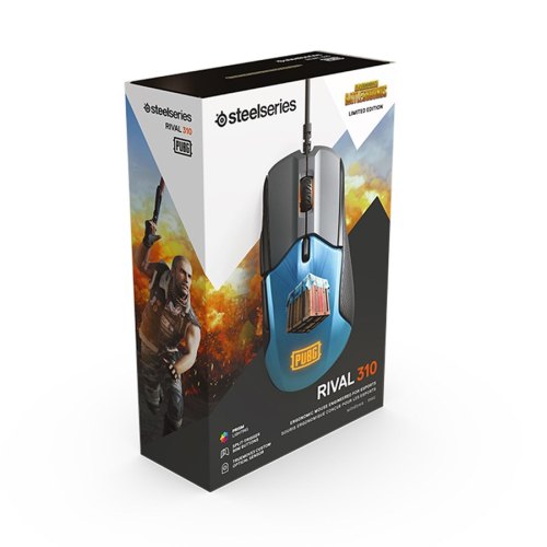 Мишка дротова, SteelSeries Rival 310 PUBG Edition (62435)
