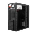 Корпус, 500Вт БЖ, LogicPower 2008 Black (2008-500)