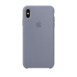 Чохол Apple Silicone Case для iPhone Xs Max, Lavender Gray