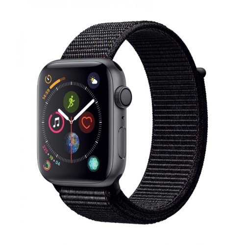 Смарт годинник Apple Watch Series 4 GPS, 44mm Space Grey Aluminium with Black Sport Loop