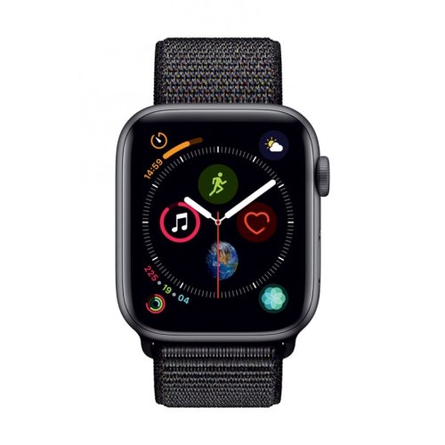 Смарт годинник Apple Watch Series 4 GPS, 44mm Space Grey Aluminium with Black Sport Loop
