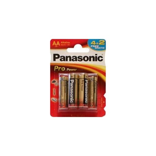 Батарейка Panasonic PRO POWER AA BLI 6 (4+2) ALKALINE