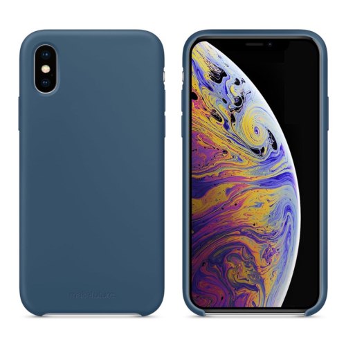 Накладка MakeFuture Silicone Case Apple iPhone XS Blue