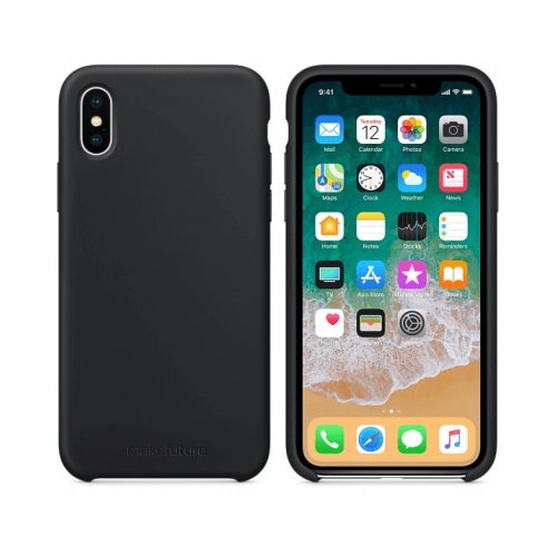 Накладка MakeFuture Silicone Case Apple iPhone X/XS Black