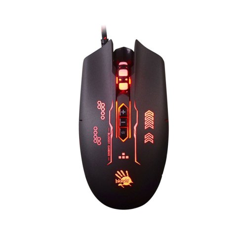 Мишка дротова ігрова, A4Tech Bloody (Q80B Gunfire Bloody), Neon XGlide, Optical 3200CPI