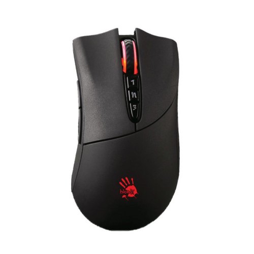 Мишка бездротова ігрова, A4Tech Bloody (R30A Bloody Black), Activated,4000 cpi, Metal Feet, Black