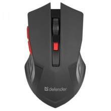 Мишка Defender Accura MM-275 Black Red (52276)