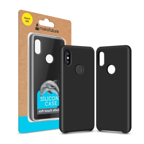 Накладка MakeFuture Silicone Case Xiaomi Mi 8 Black