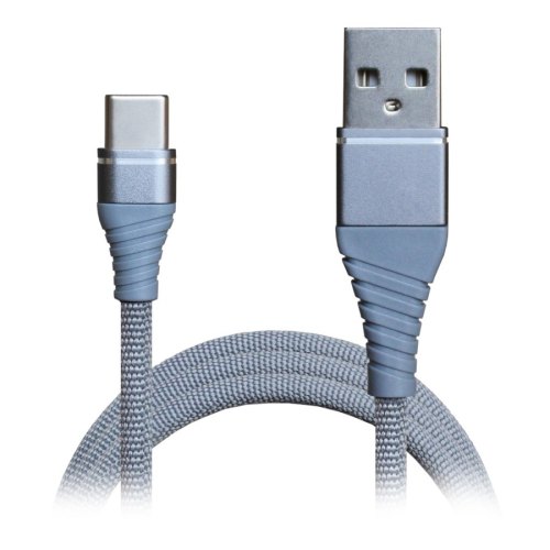 Кабель Grand-X USB-Type-C NC-012 2A, 1,2m, Grey