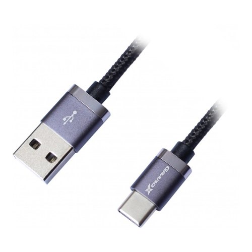 Кабель Grand-X USB-Type-C NC-012 2A, 1,2m, Black