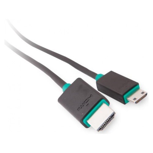 Уцінка_Кабель mini HDMI (папа) to HDMI (папа), 150см, Prolink (PB349-0150), v1.4, золотисті конектори, чорний, пакет, 1.5м