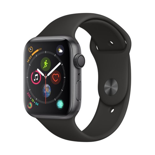 Смарт годинник Apple Watch Series 4 GPS, 44mm Space Grey Aluminium with Black Sport Band