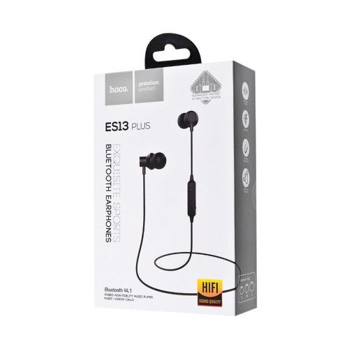 Bluetooth гарнітура Hoco ES13 Plus Exquisite Sports, Black