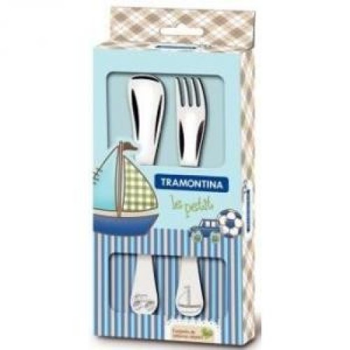 Дитячий Набір столових приладів з 2 предметів, на 1 персону Tramontina Baby 66973/010
