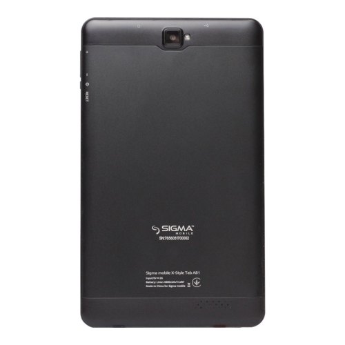 Планшет Sigma X-style Tab A103 3G Black 10.1, IPS, Quad Core, 1,3Ghz,2Gb/16Gb, BT4.0, 802.11 b/g/n, GPS, 2MP/5MP, Android 7.0, 9 000mAh