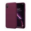 Чохол Apple Silicone Case 1:1 для iPhone X, Wine Red