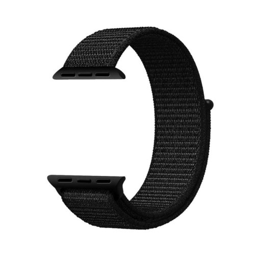 Ремінець Neylon Sport Loop Band for Apple Watch 38/40 mm Black