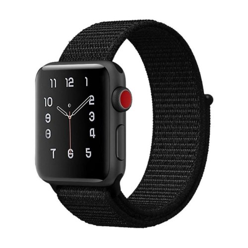 Ремінець Neylon Sport Loop Band for Apple Watch 38/40 mm Black