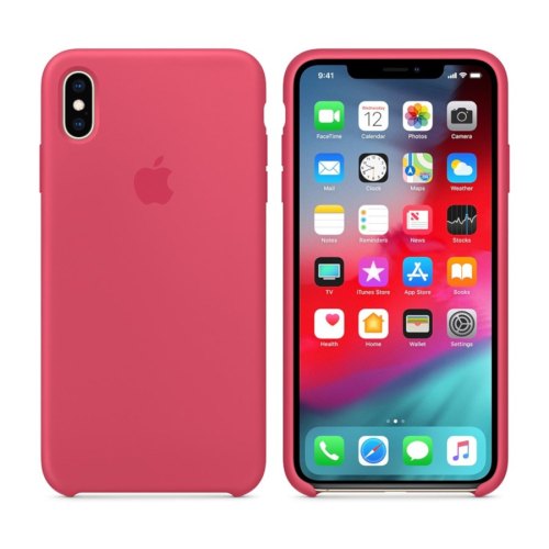Чохол Apple Silicone Case для iPhone Xs Max, Hibiscus
